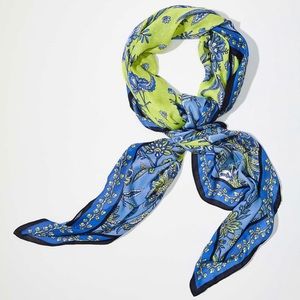 NWT Loft Trellis Garden Square Scarf